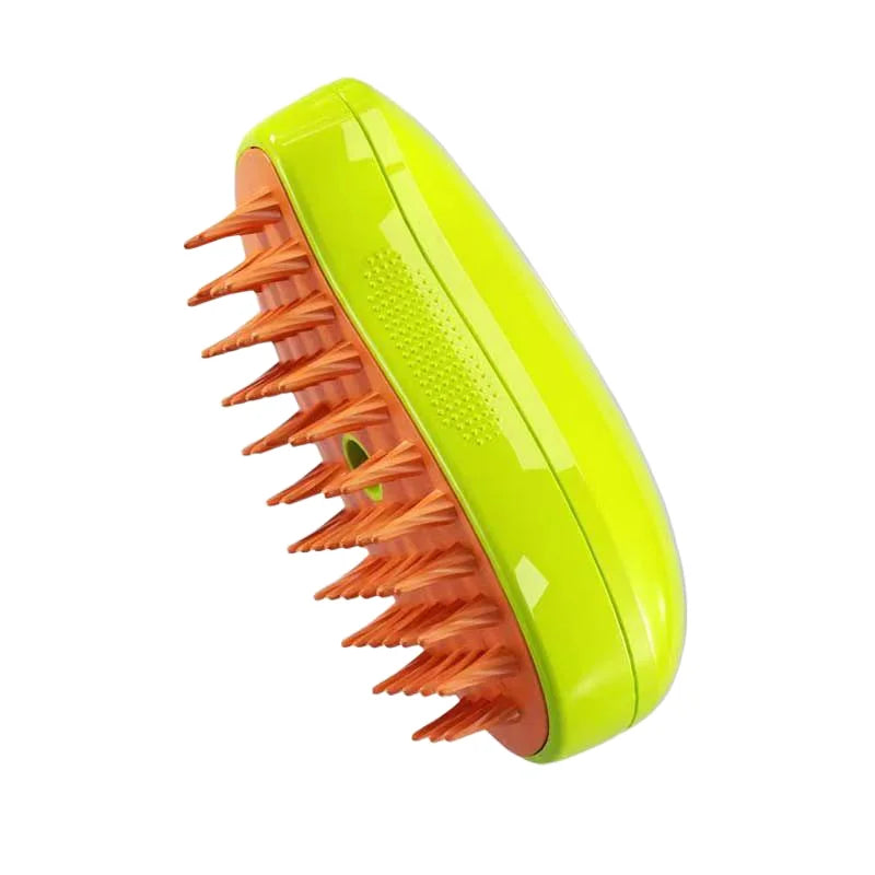 3-in-1 Pet Steam Brush – Massage & Shedding Electric Comb