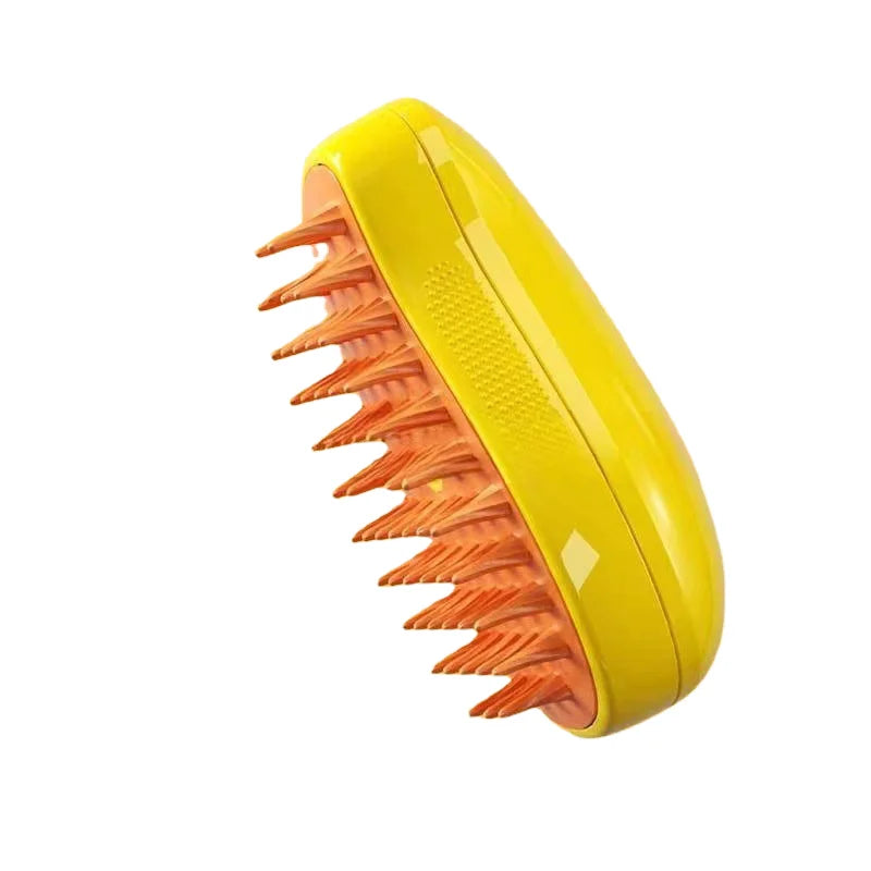 3-in-1 Pet Steam Brush – Massage & Shedding Electric Comb